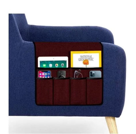 Houseery Sofa Armrest Organizer with 6 Pockets