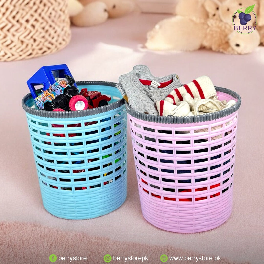 Houseery Multi-Purpose Storage Basket – Durable Organizer Bin for Home & Kids' Rooms