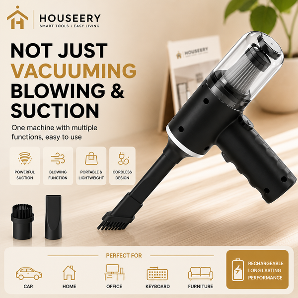 3-in-1 Portable Wireless Vacuum Cleaner