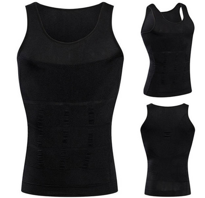 Men's SlimFit Compression Shaper Vest