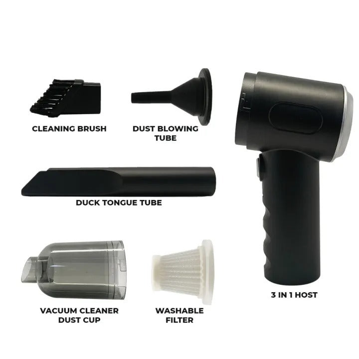 3-in-1 Portable Wireless Vacuum Cleaner