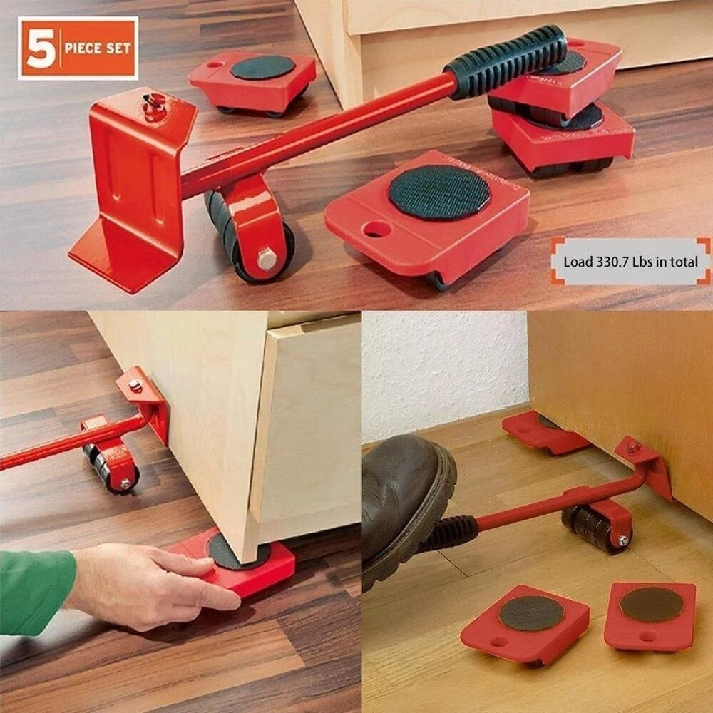 Smart Furniture Mover Kit Lift Slide & Rearrange Easily