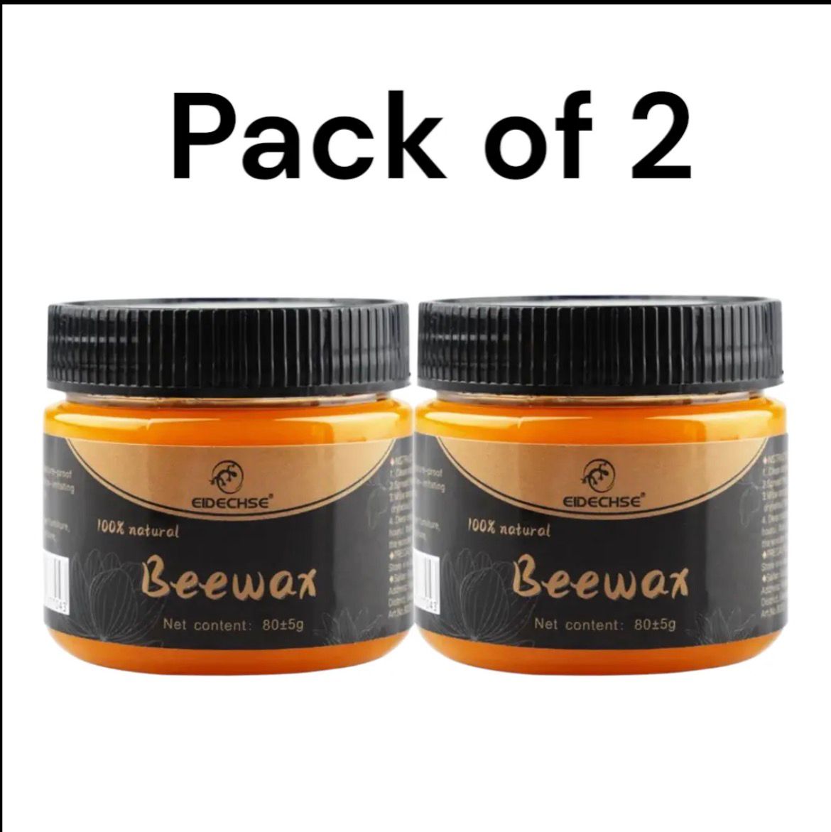 Natural Beeswax Wood Polish