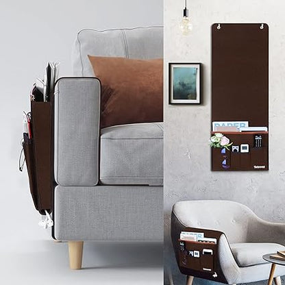Houseery Sofa Armrest Organizer with 6 Pockets