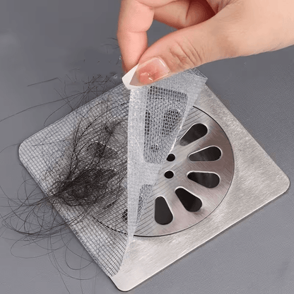 Houseery Disposable Drain Hair Catcher Stickers (Pack of 10)