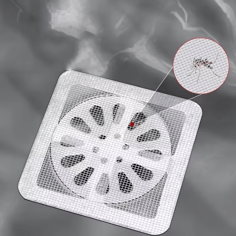 Houseery Disposable Drain Hair Catcher Stickers (Pack of 10)