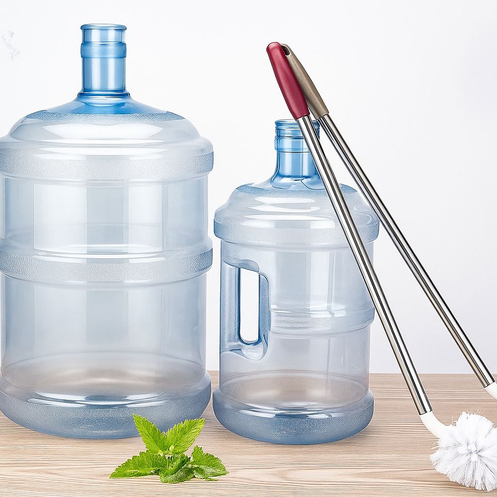 Houseery Deep-Reach Bottle & Gallon Brush – 64cm Heavy-Duty Cleaning Tool