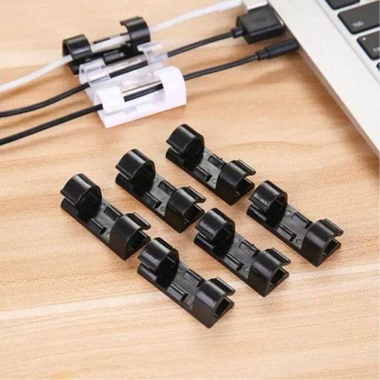 Houseery Self-Adhesive Cable Management Clips (20 Pcs)
