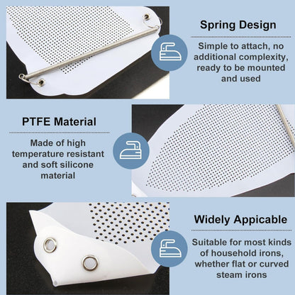 Houseery Non-Stick Iron Plate Cover – Universal Fit Ironing Protector