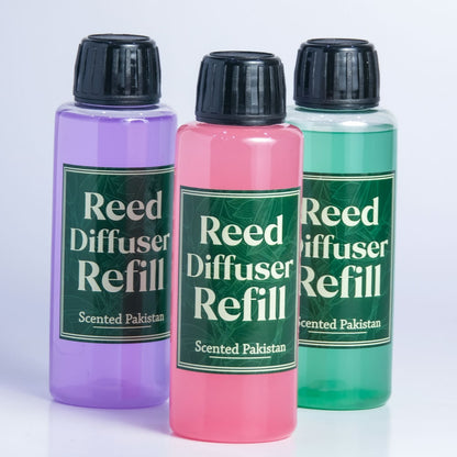 Houseery Reed Diffuser Oil Refill 140ml – Long-Lasting Fragrance Oil with Reed Sticks