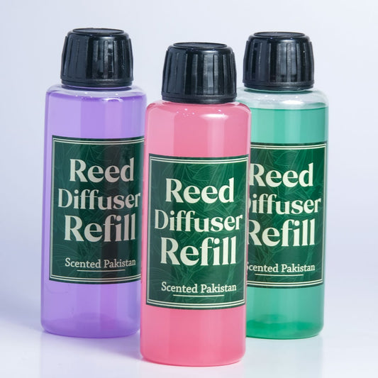 Houseery Reed Diffuser Oil Refill 140ml – Long-Lasting Fragrance Oil with Reed Sticks