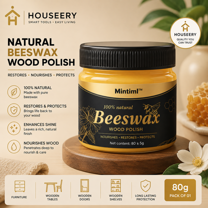 Natural Beeswax Wood Polish