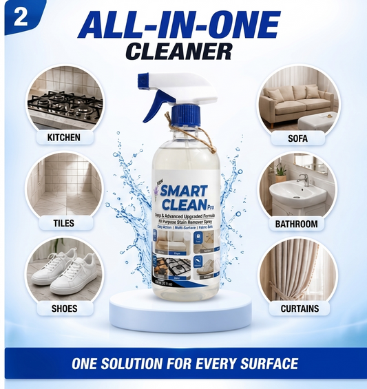 Houseery 5-in-1 Multi-Surface Cleaner – Kitchen, Bathroom, Fabric & Tile Spray