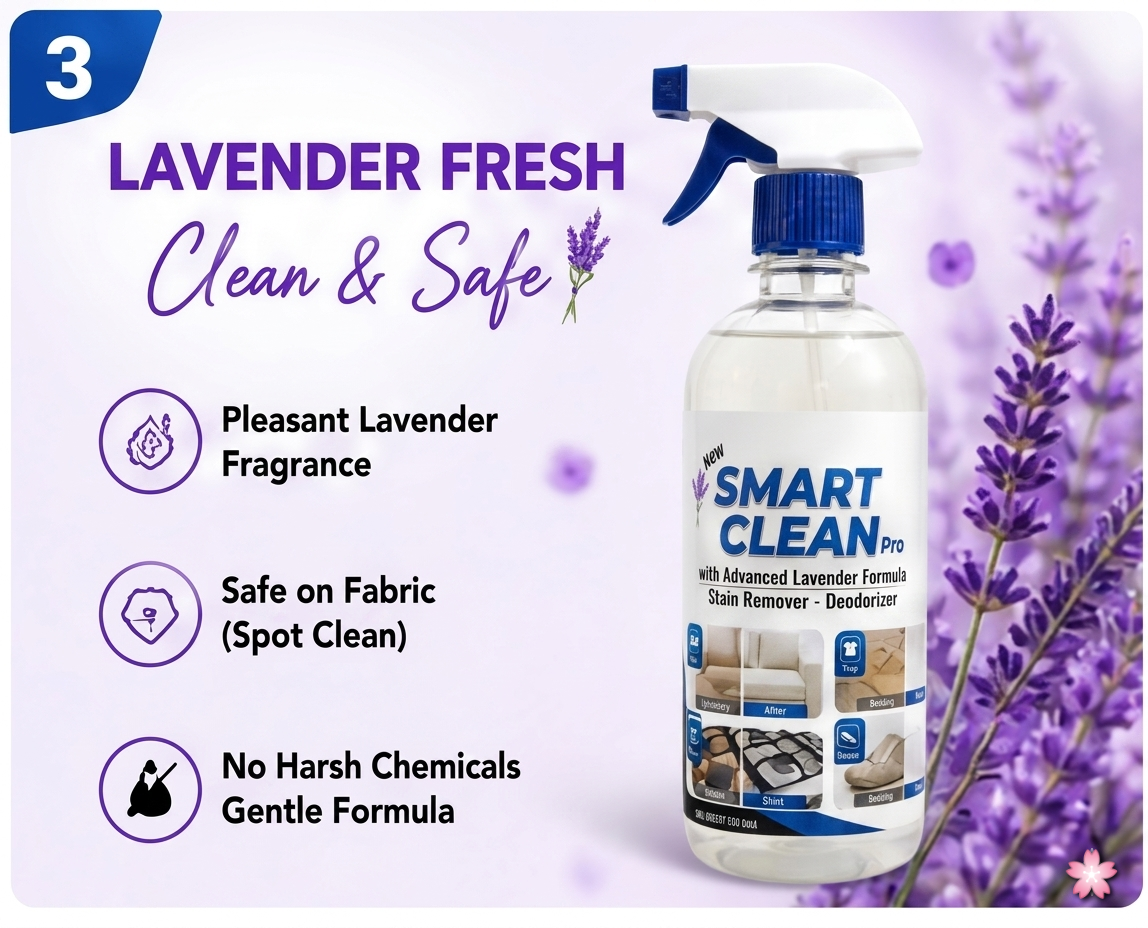 Houseery 5-in-1 Multi-Surface Cleaner – Kitchen, Bathroom, Fabric & Tile Spray