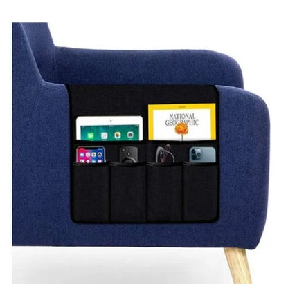 Houseery Sofa Armrest Organizer with 6 Pockets