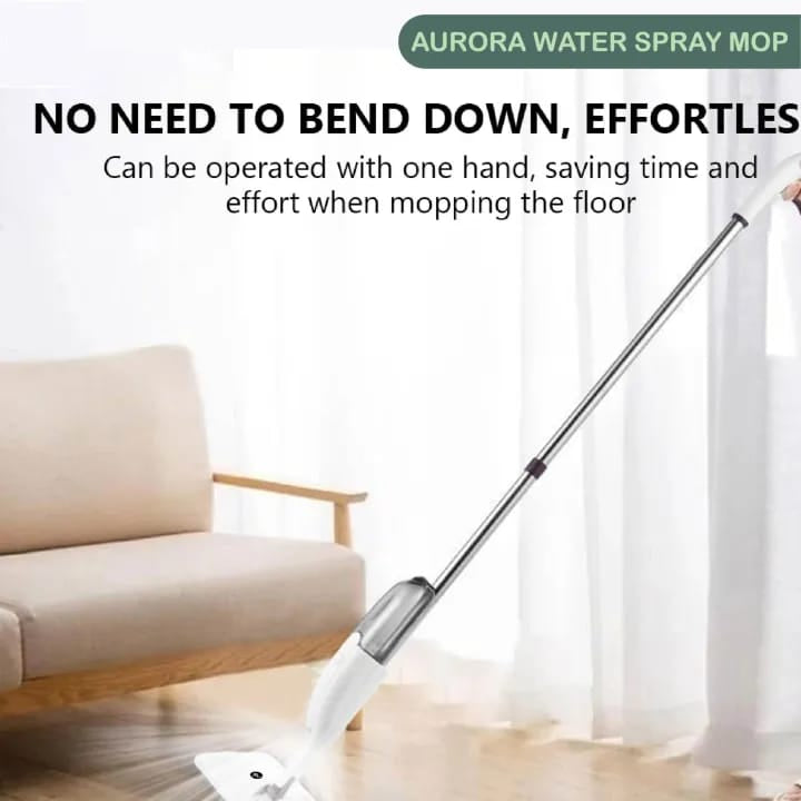 Houseery 360° Refillable Spray Mop System – Microfiber Floor Cleaning Set