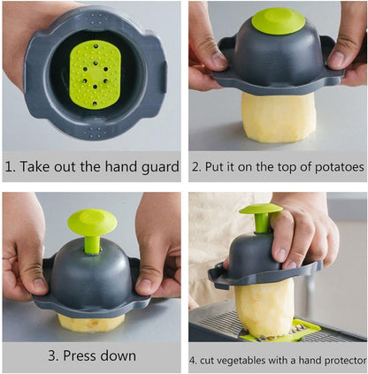 Houseery 14-in-1 Vegetable Chopper, Slicer & Dicer Set