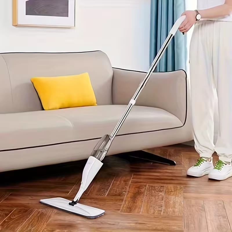 Houseery 360° Refillable Spray Mop System – Microfiber Floor Cleaning Set