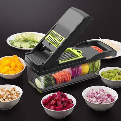 Houseery 14-in-1 Vegetable Chopper, Slicer & Dicer Set