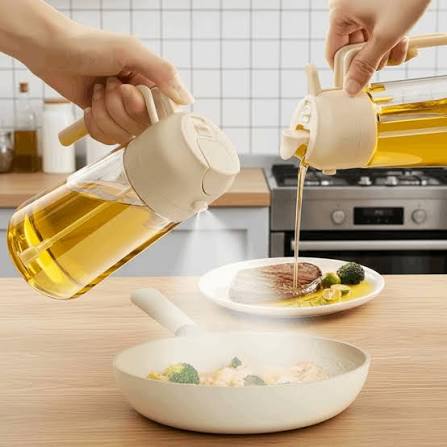 2-In-1 Oil Sprayer Bottle For Kitchen