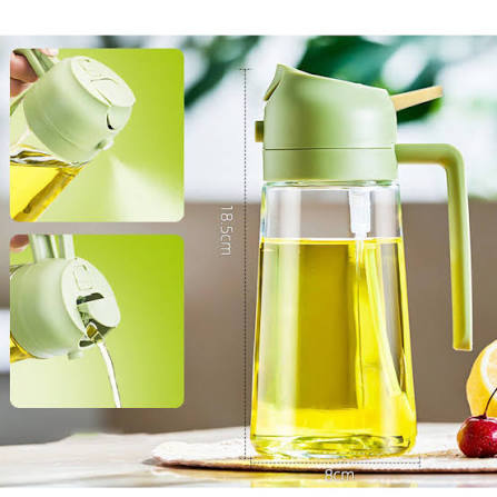 2-In-1 Oil Sprayer Bottle For Kitchen