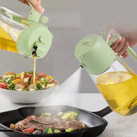 2-In-1 Oil Sprayer Bottle For Kitchen