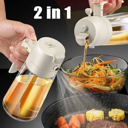2-In-1 Oil Sprayer Bottle For Kitchen
