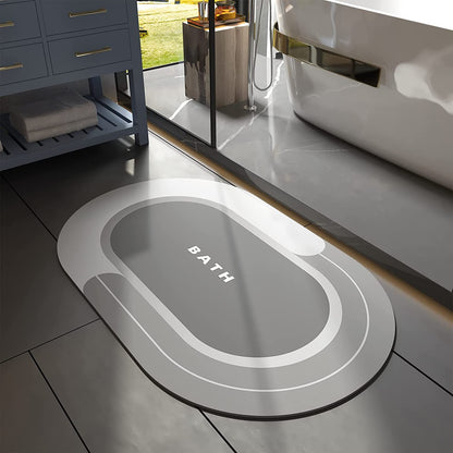 Houseery Super Absorbent Quick-Dry Bathroom Mat