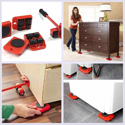 Smart Furniture Mover Kit Lift Slide & Rearrange Easily