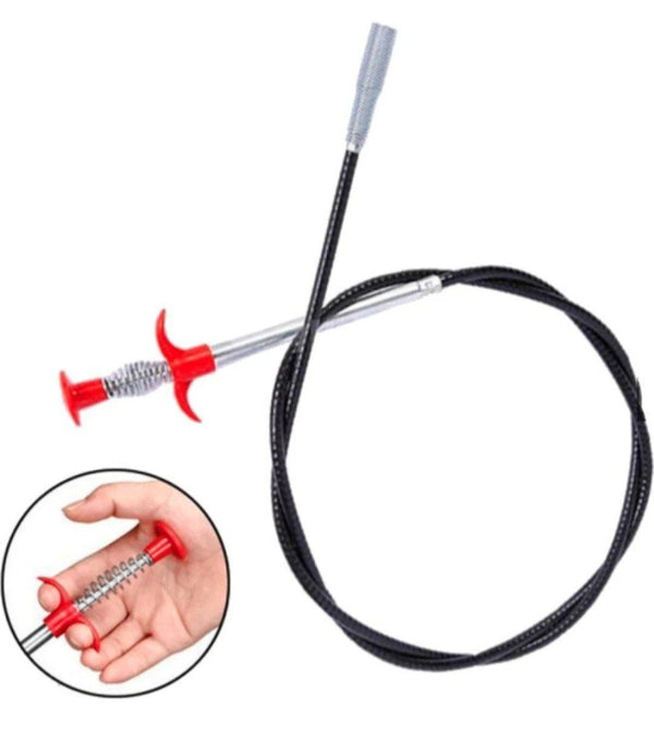 Houseery Flexible Drain Snake Unblocker Tool (160cm)