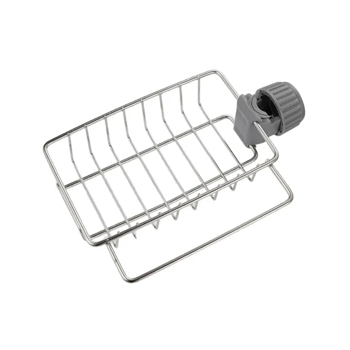 Houseery Stainless Steel Sink Caddy & Sponge Organizer
