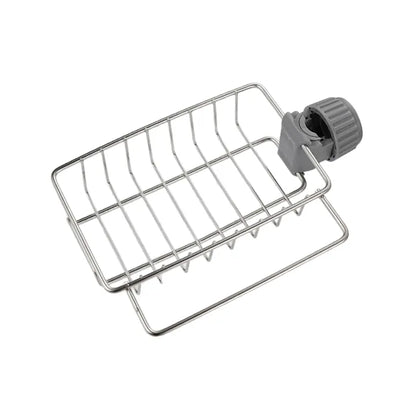 Houseery Stainless Steel Sink Caddy & Sponge Organizer