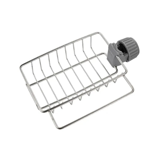 Houseery Stainless Steel Sink Caddy & Sponge Organizer